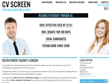 Tablet Screenshot of londonrecruitmentagency.com